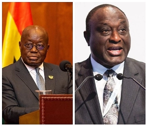 President  Nana Addo Dankwa Akufo-Addo and Alan Kwadwo Kyerematen