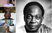 Osagyefo Dr. Kwame Nkrumah and presidents of the 4th Republic of Ghana