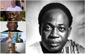 Osagyefo Dr. Kwame Nkrumah and presidents of the 4th Republic of Ghana