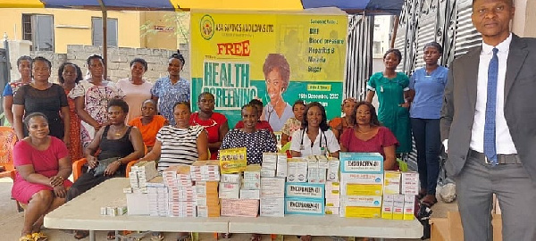 This year, ASA Savings and Loans Ltd has organised free health screening exercises for clients