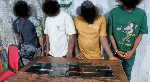 The suspects and the retrieved items