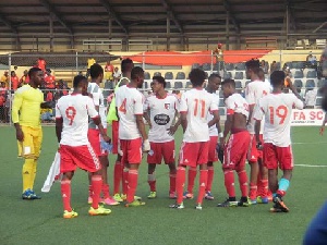 WAFA players vs Aduana