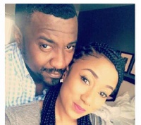 John Dumelo and wife to be Gifty