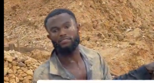 The miner pleaded with the President to instruct soldiers to stop cracking down on illegal mining