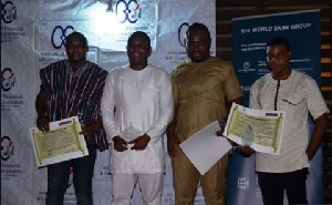 Some business journalists were awarded for providing coverage on business related issues