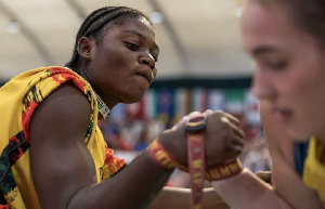 Mabel Yeboah is among the national armwreslting athletes