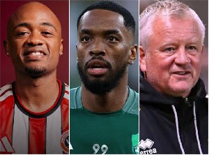 L-R: Jordan Ayew, Ivan Toney and Chris Wilder are renowned sports personalities L-R: Jordan Ayew, Ivan Toney and Chris Wilder are renowned sports personalities