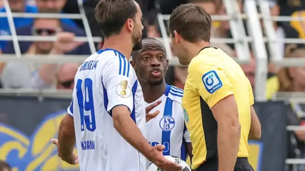 Speaking to Bild after the match, Christopher Antwi-Adjei said what happened was very disappointing