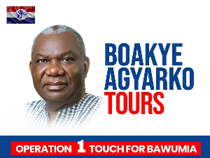 Boakye Agyarko started the campaign in the Bono Region