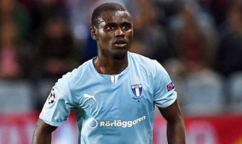 Malmo FF midfielder Enoch Kofi Adu