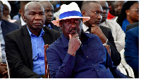 Azimio la Umoja Coalition Leader Raila Odinga at the Jaramongi Oginga Odinga Foundation (JOOF)