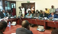 The ad hoc committee suspend sitting to meet the requests of Samuel Okudzeto Ablakwa