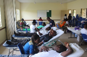 The exercise attracted 120 donors who donated more than 70 pints of blood