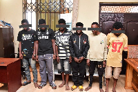 All six suspects are currently in police custody assisting with investigations.