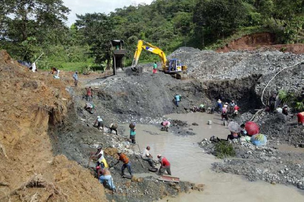File photo: Ghana has launched a campaign against illegal mining activities