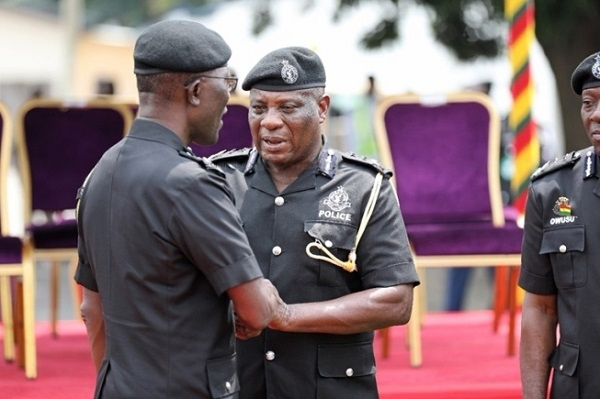 Dr Akuffo Dampare with COP Tetteh Yohuno