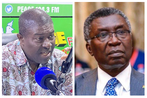 According to Akomea (L), Frimpong-Boateng (R) does not qualify to label the NPP as fake