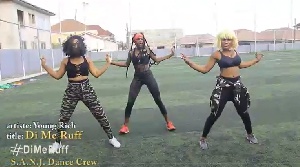 S.A.N.J Dance Crew performing the 'Di Me Ruff' dance