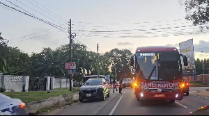 Watch Asante Kotoko’s arrival in Accra ahead of Wydad clash