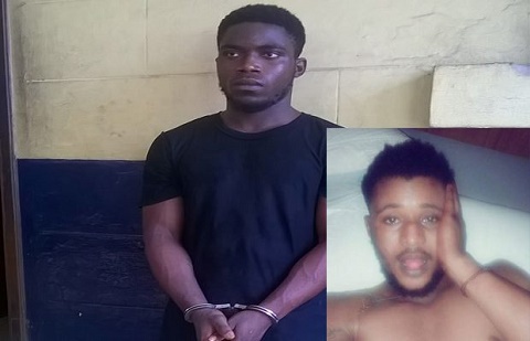 Benjamin Akwei in police custody