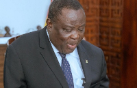 Justice Gabriel Pwamang reading out details of one of the reports for Justice Torkornoo's removal