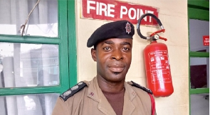 PRO for Ashanti Regional Command of the Ghana National Fire Service, ADO 2 Daniel Antwi