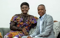 Afua Asantewaa and her husband, Kofi Aduonum