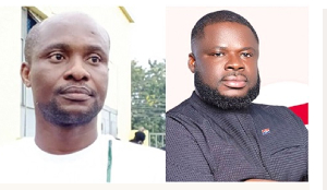 Bernard Bediako of NDC (L) and Solomon Asumadu of the NPP (R)