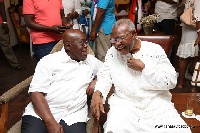 President Akufo-Addo and the late J.H Mensah