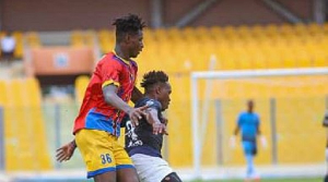 Watch highlights of Hearts of Oak's 0-1 defeat to Accra Lions