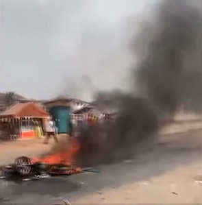 Scene of James Town Ngleshie Alata chieftaincy clash