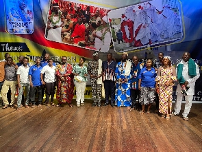 Patrons at the event held at the National Theatre in Accra