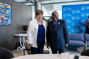 IMF boss, Kristalina Georgieva with President Akufo-Addo