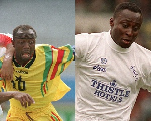 Abedi and Anthony Yeboah played in the 1992 AFCON