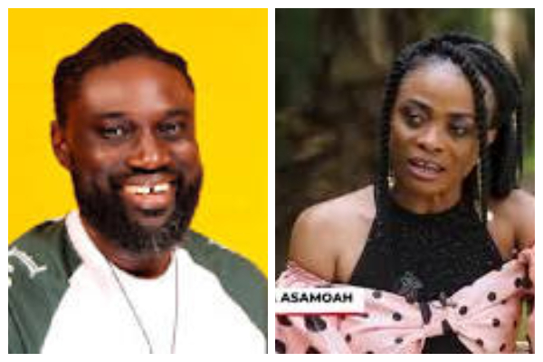 (L-R) Roman Fada, manager of Lumba FM and Diana Asamoah, Gospel artiste