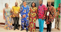 Mustapha Hamid (in blue) launched the project