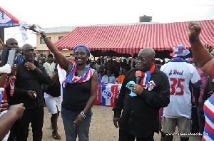 Akufo-Addo with Gifty Twum-Ampofo, NPP MP candidate