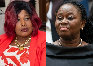 Nana Yaa Jantuah (L) said Torkornoo (R) snubbed her in public several times