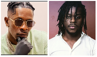 Ghanaian musicians Shatta Wale and Jupiter