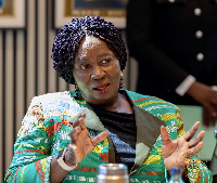 Professor Jane Opoku-Agyemany speaking during the meeting with GB Foods