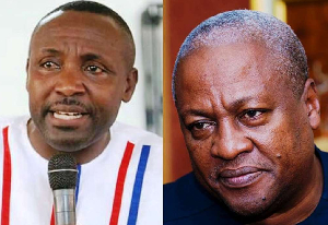 John Boadu [L] and Joh  Mahama