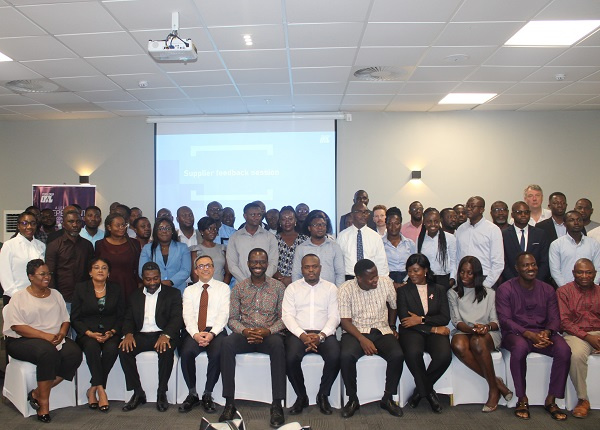 Members from Tullow Ghana in a group picture