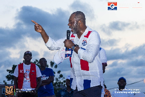 Running mate for the NPP, Dr Matthew Opoku Prempeh (M)