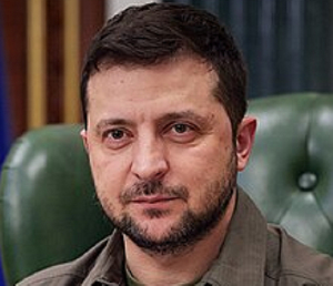 Ukrainian President Volodymyr Zelensky