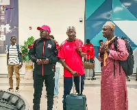 Members of The Gambia national team delegation