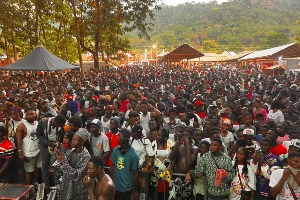 Thousands of party goers celebrate Easter with YFM’s Ankaase Lakeside Party