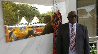 Dr Henry Wampah after the commissioning