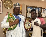 Faisel Abubakar with Sarki Musah Yahaya Yendu