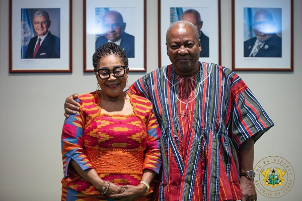 President Mahama celebrates wife Lordina's birthday with lovely message