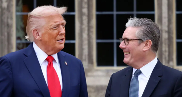 US President Donald Trump and Sir Keir Starmer